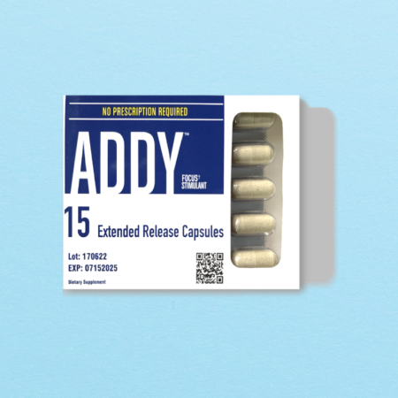 ADDY Focus 15 count capsule pack homepage image