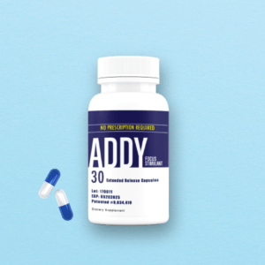 ADDY Focus 30 count bottle - Home page BW