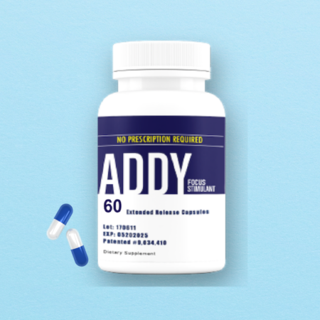 ADDY Focus 60 Count Bottle Homepage BW