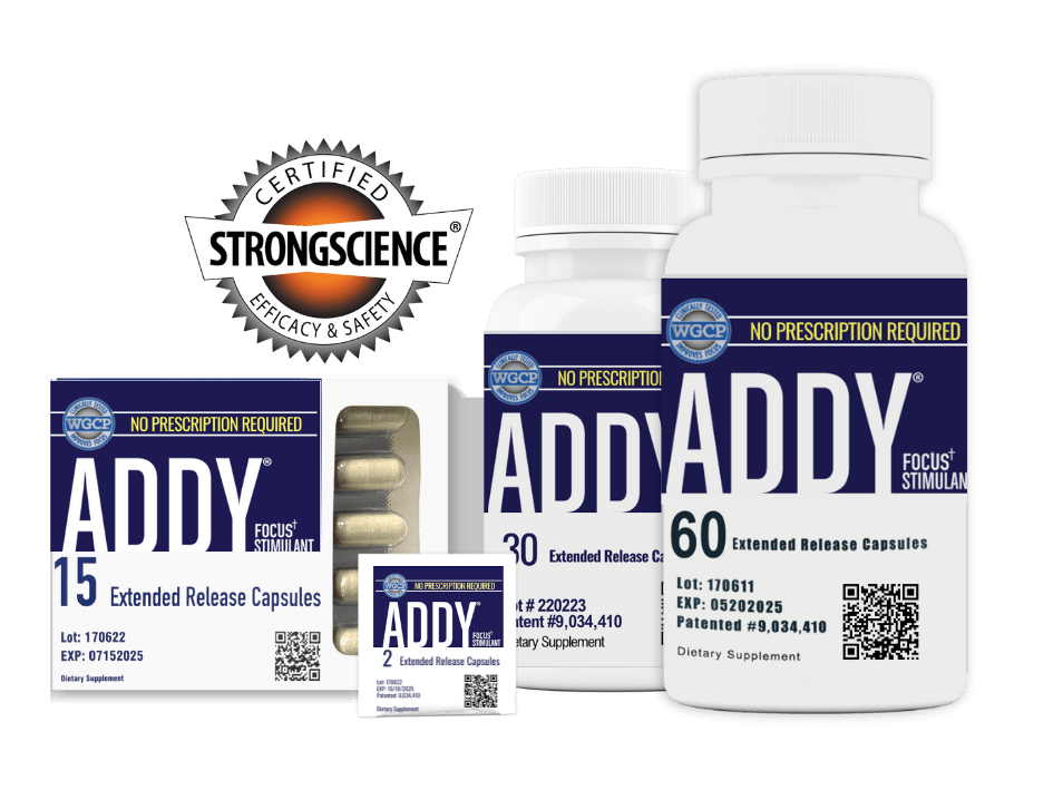  ADDY Focus sustain focus concentration WGCP clinically researched Cleveland Clinic 