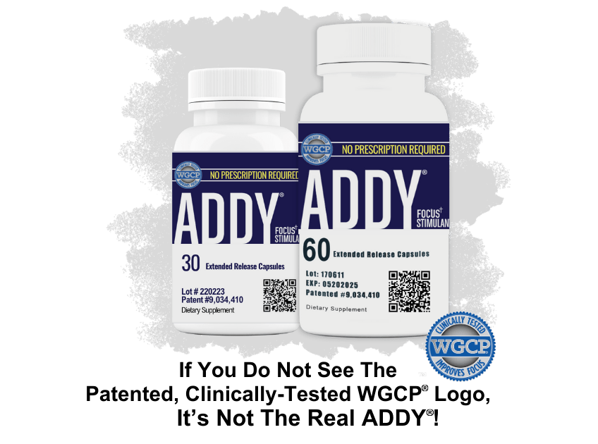 The Real ADDY WGCP Clinically Tested Improves Focus